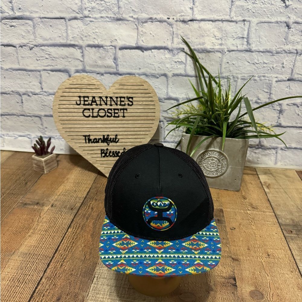 Get Your Hooey Snapback Baseball Cap Hat Multi-Color Mesh Aztec Rodeo - Picture 6 of 7